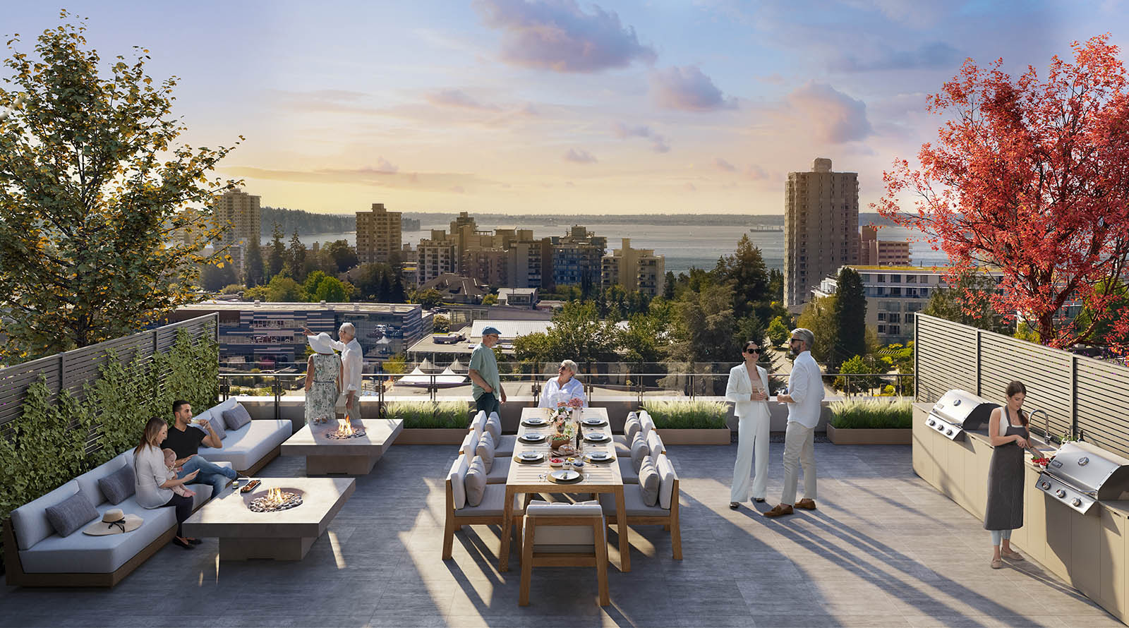 Weston Place Rooftop Amenities