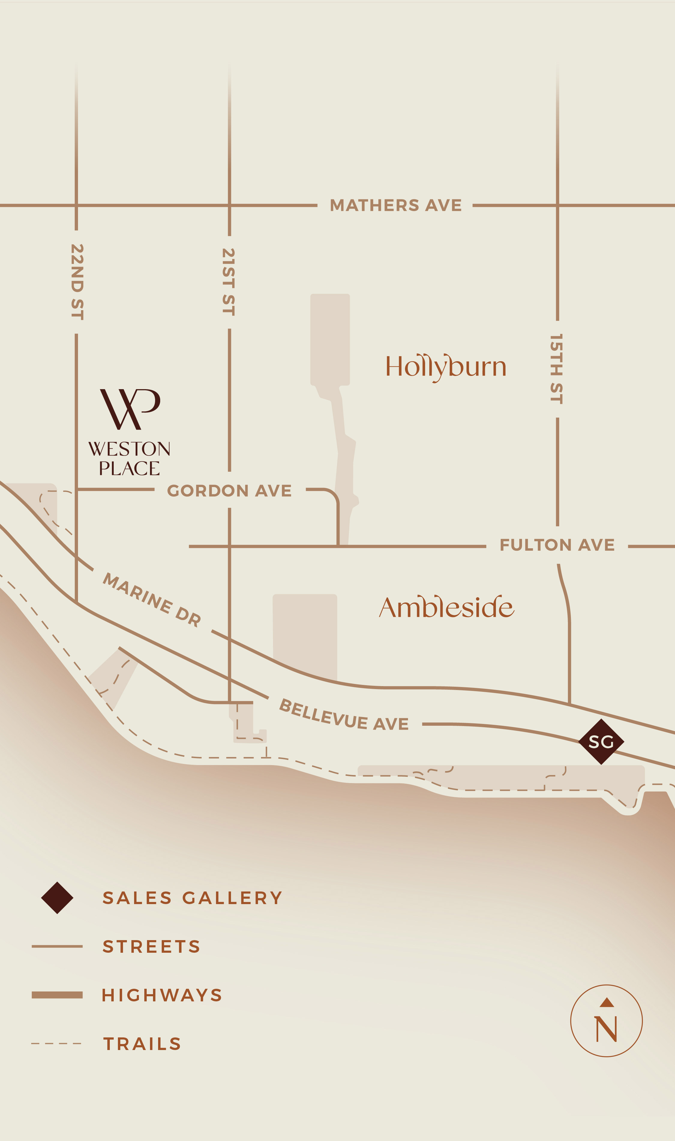 Weston Place Neighbourhood Map